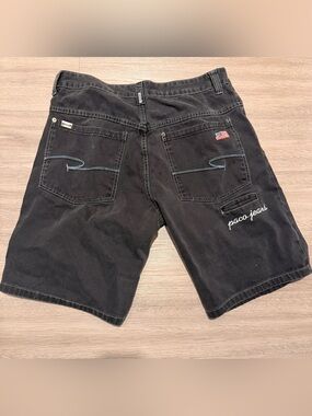Vintage 90’s Paco Jeans Size 36 Black Shorts Y2K Skatewear